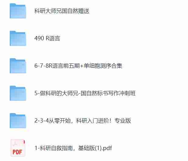 做科研的大师兄 科研课程 学术指导 论文写作 研究生学习