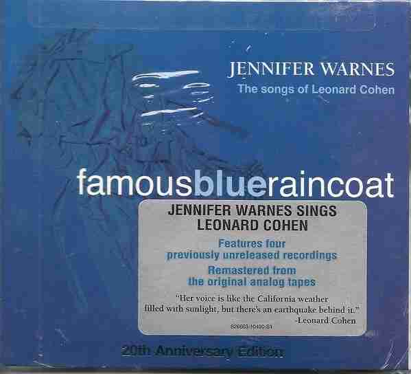 Jennifer Warnes Famous Blue Raincoat 蓝雨衣 20周年纪念版 CD FLAC 分轨