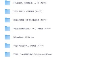 科研教程汇总 147.9GB 学术研究全流程指南
