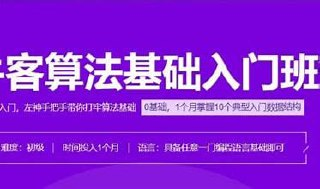 牛客网 算法基础入门+提升+中级+高级 全套课程 带源码课件 编程算法学习