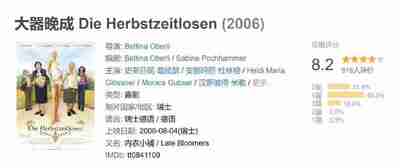 大器晚成 Die Herbstzeitlosen (2006)