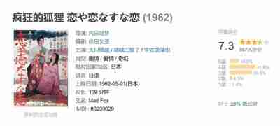 疯狂的狐狸 恋や恋なすな恋 (1962)