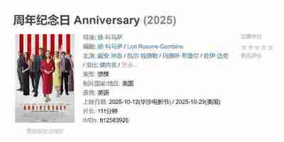 周年纪念日 Anniversary (2025)