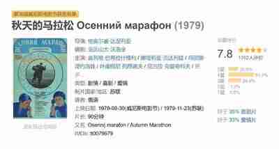 秋天的马拉松 Осенний марафон (1979)