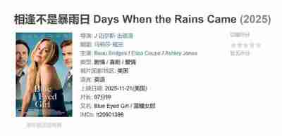 相逢不是暴雨日 Days When the Rains Came (2025)