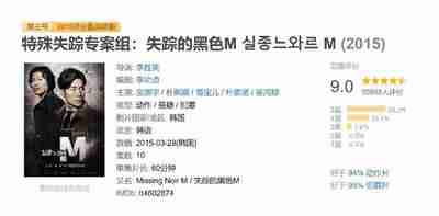 特殊失踪专案组：失踪的黑色M 실종느와르 M (2015)
