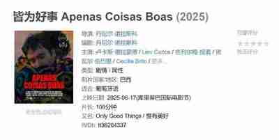 皆为好事 Apenas Coisas Boas (2025)