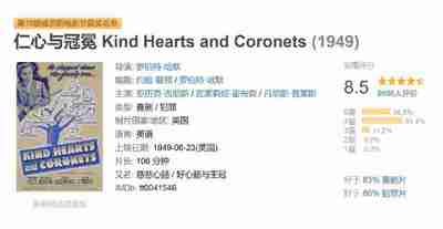 仁心与冠冕 Kind Hearts and Coronets (1949)