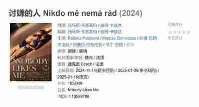 讨嫌的人 Nikdo mě nemá rád (2024)
