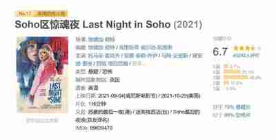 Soho区惊魂夜 Last Night in Soho (2021)