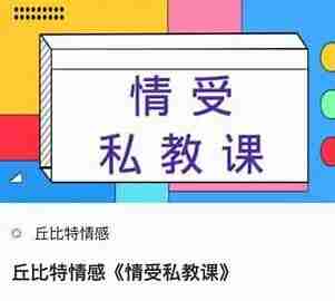 情感私教课