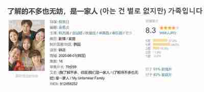 了解的不多也无妨，是一家人 (아는 건 별로 없지만) 가족입니다 (2020)