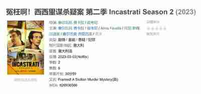 冤枉啊！西西里谋杀疑案 第二季 Incastrati Season 2 (2023)