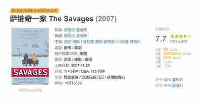 萨维奇一家 The Savages (2007)