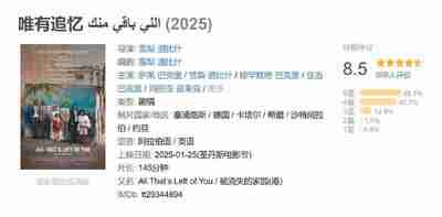 唯有追忆 اللي باقي منك (2025)