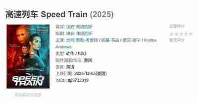 高速列车 Speed Train (2025)