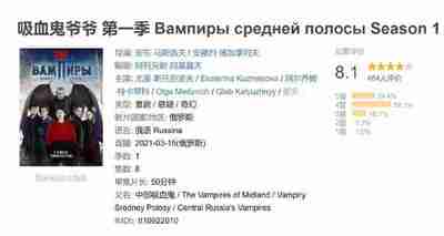 吸血鬼爷爷 第一季 Вампиры средней полосы Season 1 (2021)