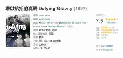 难以抗拒的真爱 Defying Gravity (1997)