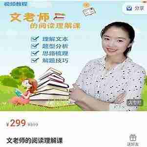 文老师《小学语文课程合集 (基础知识+阅读理解+作文) 》