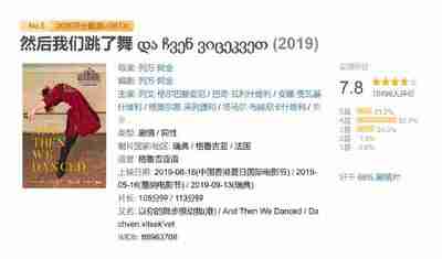 然后我们跳了舞 და ჩვენ ვიცეკვეთ (2019)