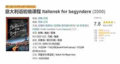意大利语初级课程 Italiensk for begyndere (2000)