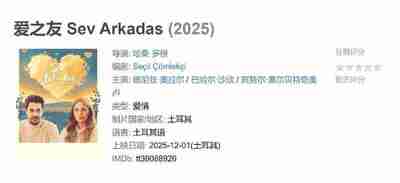爱之友 Sev Arkadas (2025)