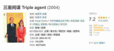 三重间谍 Triple agent (2004)