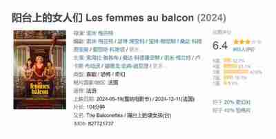 阳台上的女人们 Les femmes au balcon (2024)