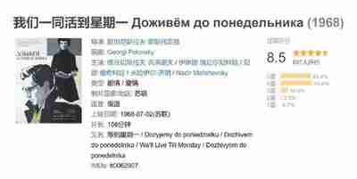 我们一同活到星期一 Доживём до понедельника (1968)