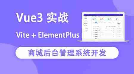 Vue3实战商城后台管理系统开发 – 带源码课件