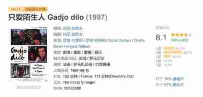 只爱陌生人 Gadjo dilo (1997)