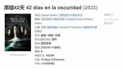 黑暗42天 42 días en la oscuridad (2022)