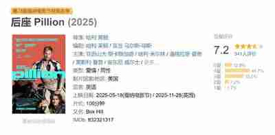 后座 Pillion (2025)