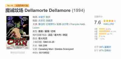 魔诫坟场 Dellamorte Dellamore (1994)