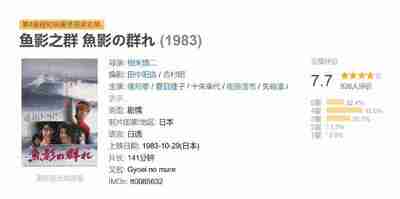 鱼影之群 魚影の群れ (1983)