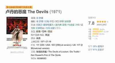 卢丹的恶魔 The Devils (1971)