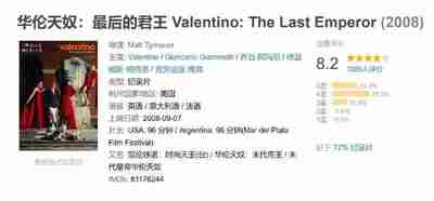 华伦天奴:最后的君王 Valentino: The Last Emperor (2008)