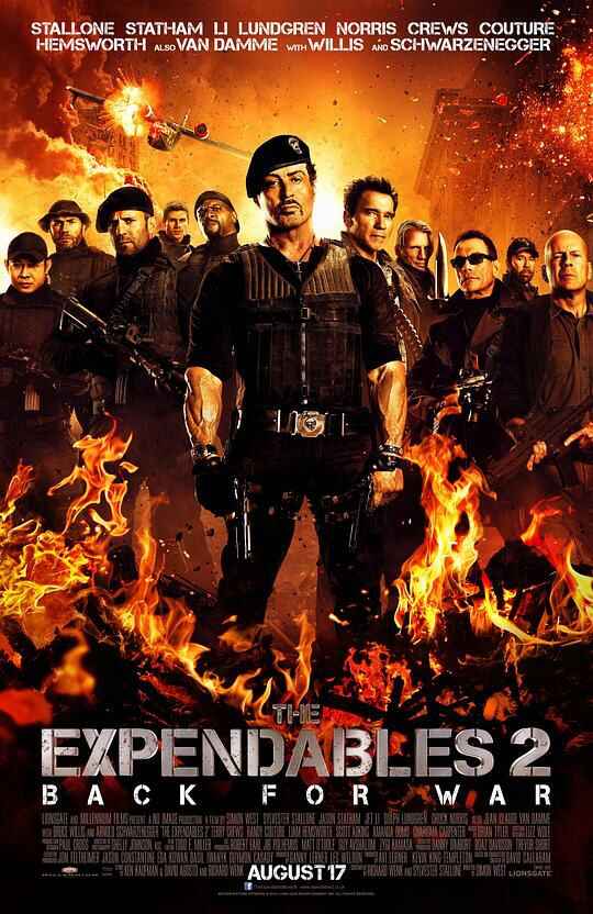 敢死队2 The Expendables 2 （4K 原盘）2160p Remux (2012)[免费在线观看][夸克网盘]