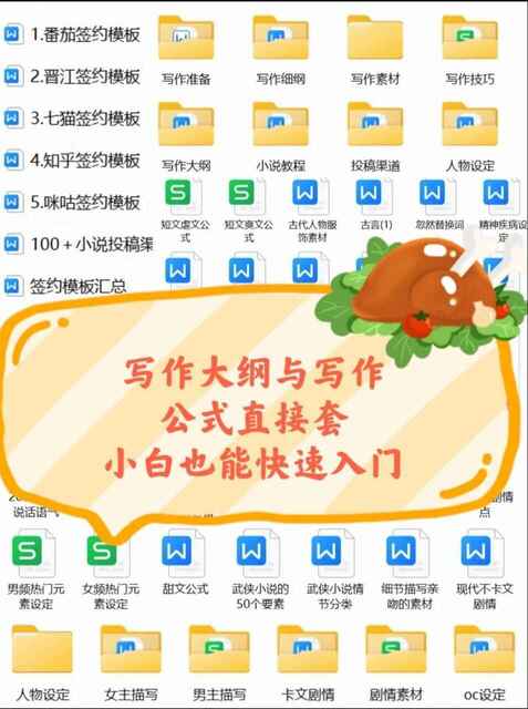 小说素材知乎最全写作拆书资料网文素材写作课程教程模版[免费在线观看][夸克网盘]