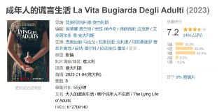 成年人的谎言生活 La Vita Bugiarda Degli Adulti (2023)[免费在线观看][夸克网盘]