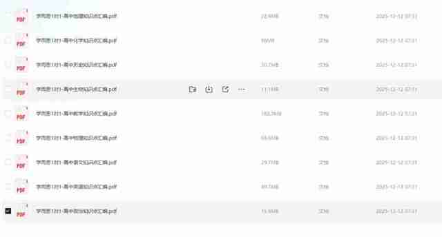 高中全科《学而思1对1-高中知识点汇编》高效复习指南电子版下载