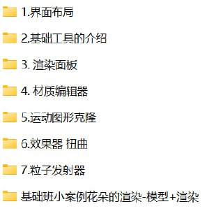 C4D零基础精华课程(邢帅)