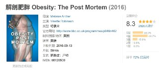 解剖肥胖 Obesity: The Post Mortem (2016)