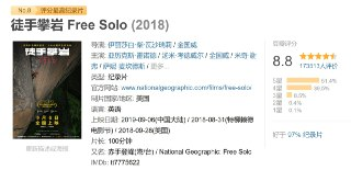 徒手攀岩 Free Solo (2018)