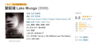 欧美电影《蒙哥湖》｜悬疑惊悚杰作｜2008东京国际电影节获奖影片