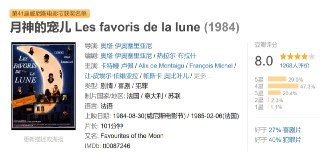 月神的宠儿 Les favoris de la lune (1984)