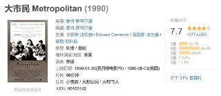 大市民 Metropolitan (1990)