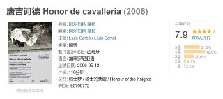 唐吉诃德 Honor de cavalleria (2006)｜文学解构实验电影｜塞万提斯精神的极简主义重生