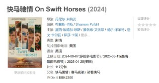 快马驰情 On Swift Horses (2024)