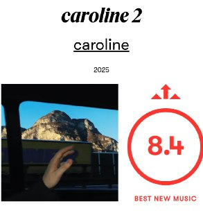 caroline - caroline 2 - 2025 FLAC